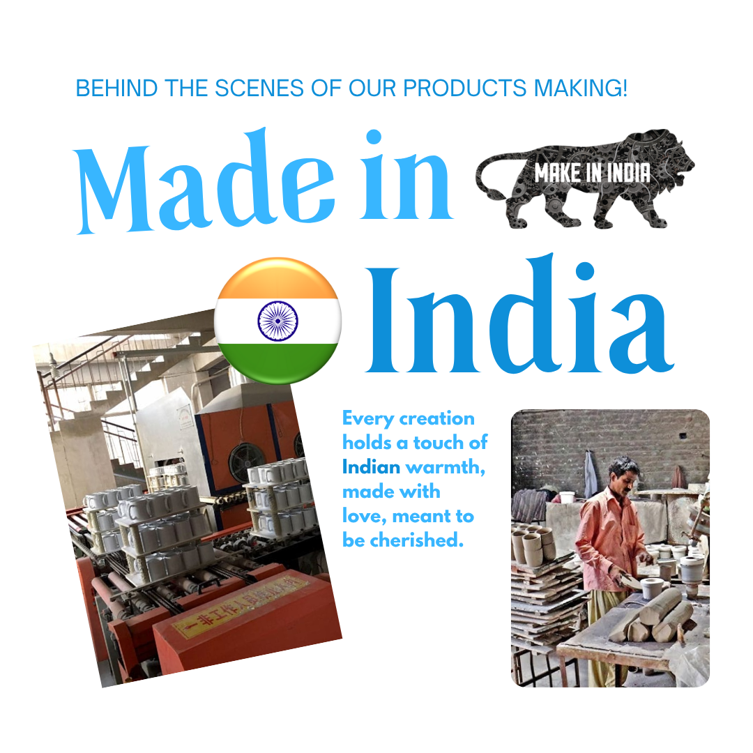 Personalized 3-Tone Light Blue Ceramic Mug